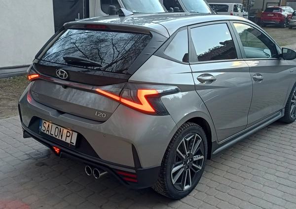 Hyundai i20 cena 61999 przebieg: 27000, rok produkcji 2022 z Biała Piska małe 781